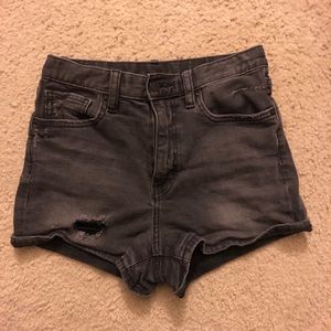 Uniqlo High Rise Denim Shorts